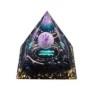 Pyramide Orgonite Constellation Verseau Améthyste 