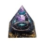 Pyramide Orgonite Constellation Poisson améthyste