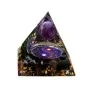 Pyramide Orgonite Améthyste univers Yin et Yang